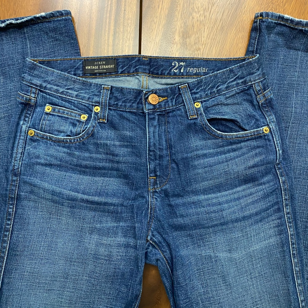 J. Crew vintage straight jeans